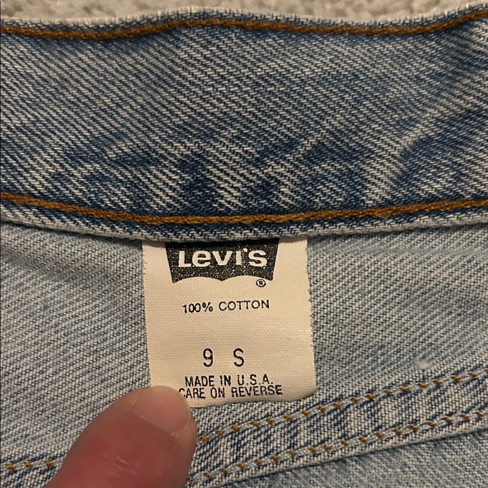 Vintage Levi's Button fly Blue Jeans 8S
